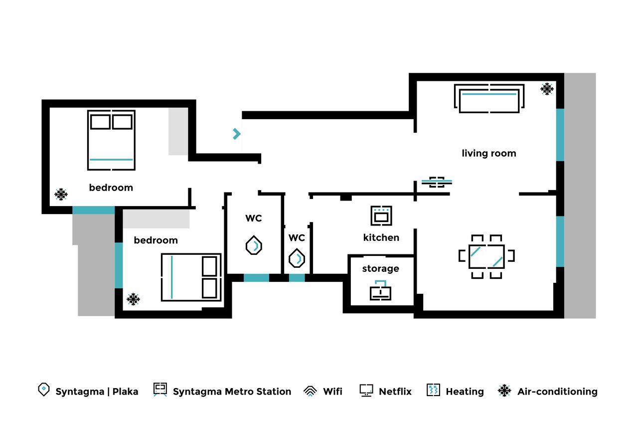 Apartament Chic Flat In The Heart Of Athens By Upstreet Zewnętrze zdjęcie